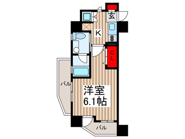 レジディア中村橋の物件間取画像